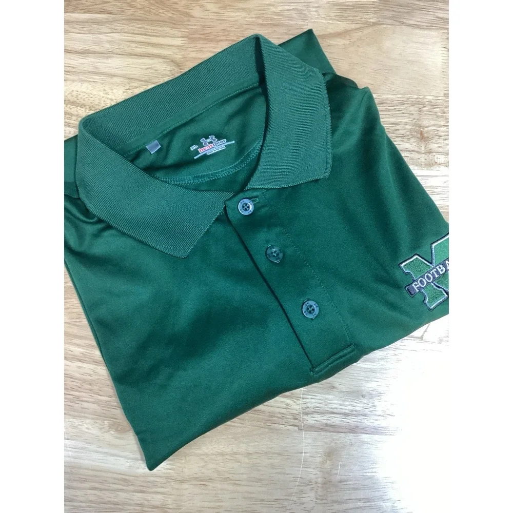 Mens Under Armour Marshall University Football short sleeved performance polo XL